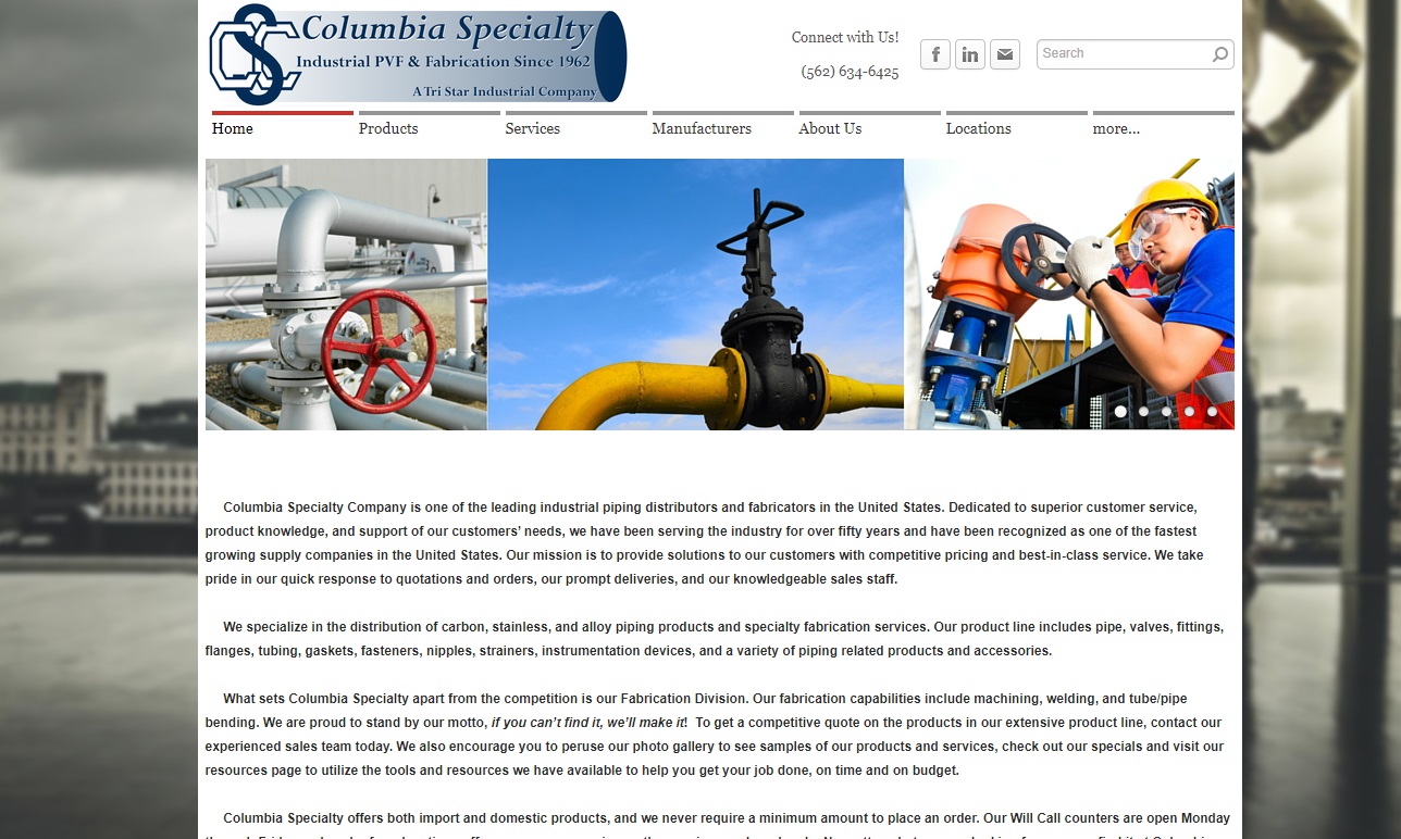 Columbia Specialty Company, Inc.